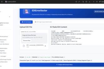 EDIErrorDoctor: AI-Powered X12 EDI&HL7 Error Diagnosis & Fix