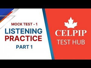 CELPIP Listening Mock Test 1 – Part 1 | CELPIP Test Hub 🎧 Practice with Questions & Answers