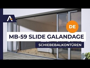 MB-59 Slide Galandage Schiebebalkontüren von Aluprof