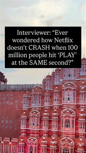 Software Dev | System Design & Tech | When Netflix drops Stranger Things 5, millions of people hit “Play” at the exact same second. Yet… the app doesn’t crash. No lag. No chaos.... | Instagram