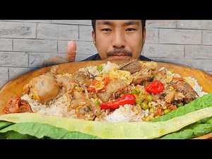 Naga mukbang || Extremely spicy chicken curry with fermented soyabean and stinky beans || kents vlog