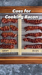 19K views · 133 reactions | Color and cooking time aren’t always reliable indicators for judging doneness when it comes to bacon. After frying stacks of regular bacon across multiple brands using our standard skillet method, we found that there are other cues to help nail when to pull the strips from the pan. | America's Test Kitchen | Facebook
