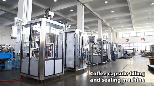 Automatic Coffee Capsule Powder Filling Sealing Machine Capsules Sealing Machine Kcup Nespresso Coffee Capsule Machine Filling