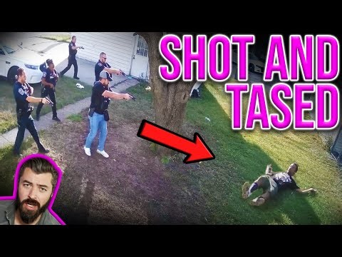 Cops UNLOAD On Unarmed Man!