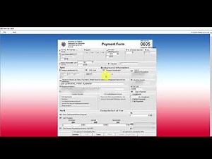 BIR Payment form 0605 by MyFinanceMD
