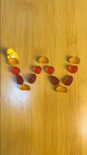 Funny Snake Cartoon with Gummy Candies