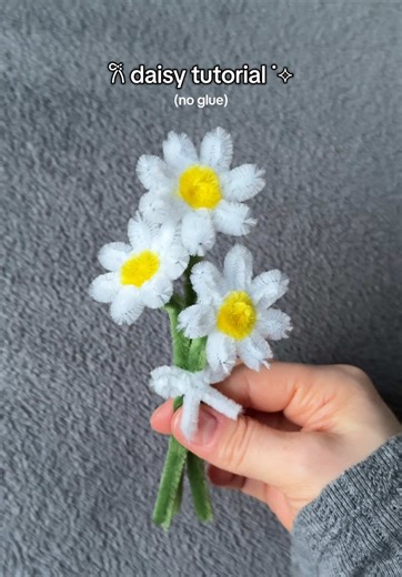 DIY Pipe Cleaner Daisy Tutorial 🌼