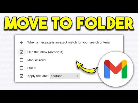 How to Automatically Move Emails to Folders in Gmail