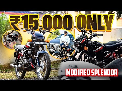Fully Modified Splendor For Just 15k Budget- Friendly Transformation | #splendor #splendormodified
