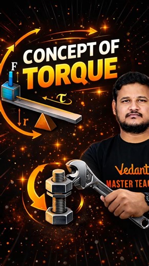The BEST Way to Understand Torque in MINUTES #torque #physics #shorts #vedantutelugufoundation