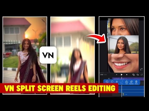 Trending Split Screen Video Editing In Vn App | Split Transition Reels Editing In Vn App