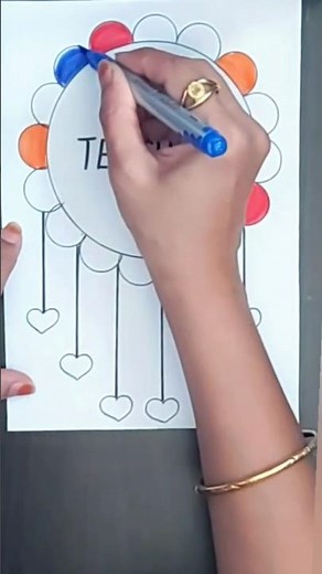 World Teachers Day Card #trending #ytshort#short#viral#shorts #ytshorts #easydrawing