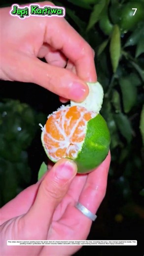 Manual Orange Peeling: How Skilled Hands Change Green Rinds To Fresh Fruit