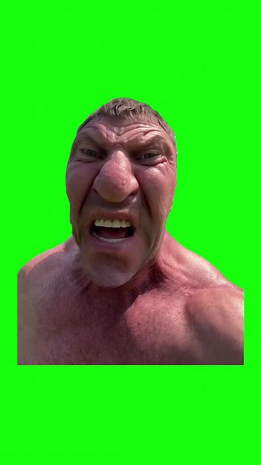 Angry Russian Bodybuilder Green Screen Meme