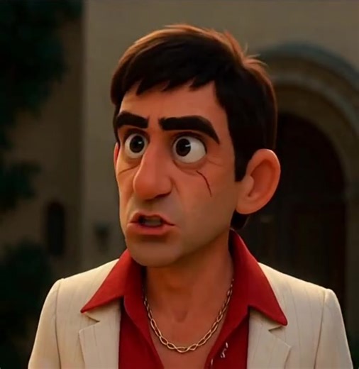 Scarface as a cartoon#funny #fyp #scarface