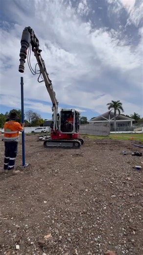 #ScrewPiling #HelicalPiles #torqhub #Earthworks #RockSolid #QLDConstruction #FoundationWork #BuildingStrong #piling #Engineering #augertorque #funfactsfriday #excavator | RockSolid Screw Piling & Earthworks