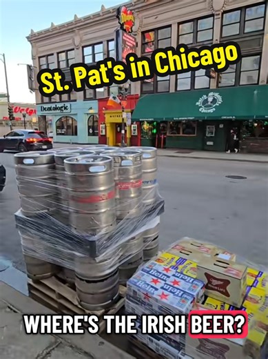 Chicago River Dyed Green for St. Patrick's Day 2026