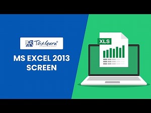 Excel 2013 Screen - Lecture #1