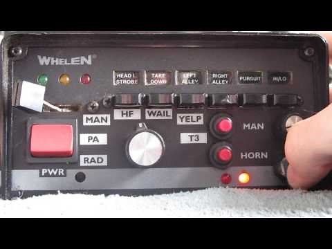 Whelen 295HFSA5 200w Siren Test