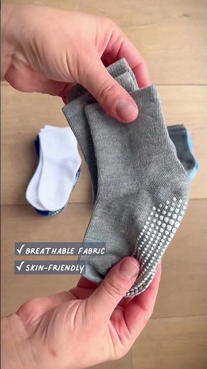 Non-Slip Grip Ankle Socks for Babies and Toddlers
