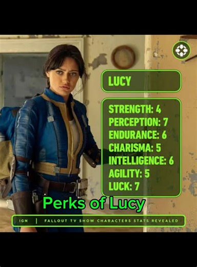 Lucy’s Fallout 4 Perk Build Makes Her WAY More Dangerous Than You Think 💙 #sub#shorts #falloutshow