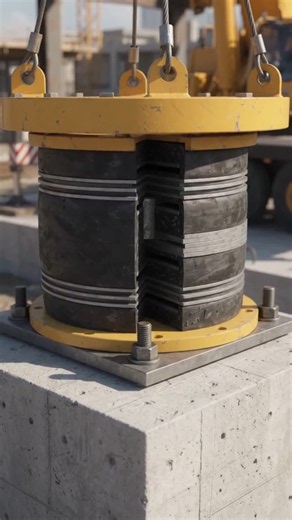 How Seismic Isolation Works: Earthquake-Resistant Bearings Explained | How They Build It