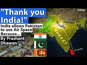 INDIA ALLOWS PAKISTAN TO USE AIR SPACE | Pakistan's Sri Lanka Propaganda Exposed