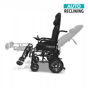 X-9 Remote Controlled Electric Wheelchair, Automatic Reclining Backres