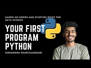 5 | How to write your first program in Python?