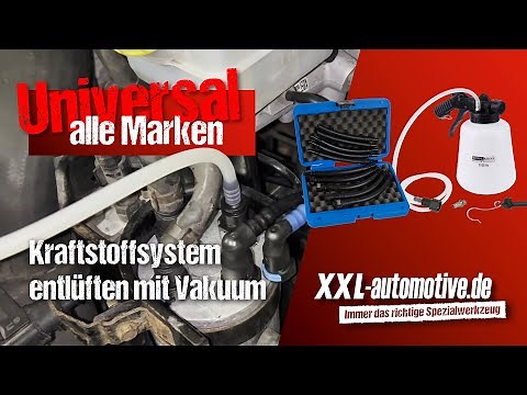 Bleeding the Fuel System with Vacuum – e.g., After Replacing the Fuel Filter on a VW T5