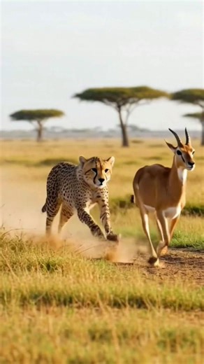 Fastest Animal on Earth in Action – Cheetah Sprint Hunt | 4K #Cheetah #Wildlife #AfricanSavanna