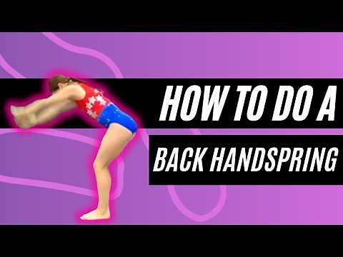 How to do a Back Handspring with Drills That Actually Work