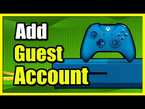 How to Add a Guest Account for 2 Player Coop on Xbox One (Fast Method)