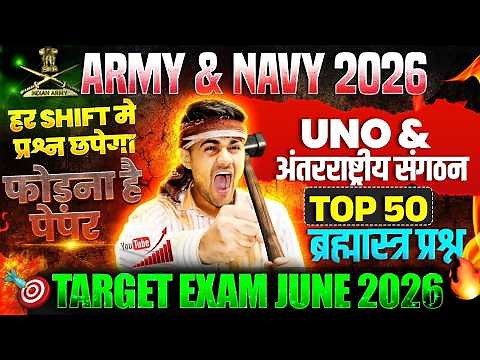 Army & Navy GK Class 2026 | International Organization | अंतराष्ट्रीय संगठन व मुख्यालय | Army Study