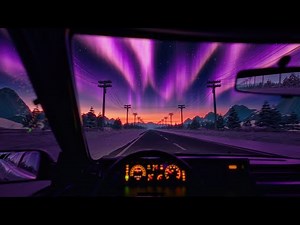 Aurora Borealis Drive - 12 Hours - 4K 60fps