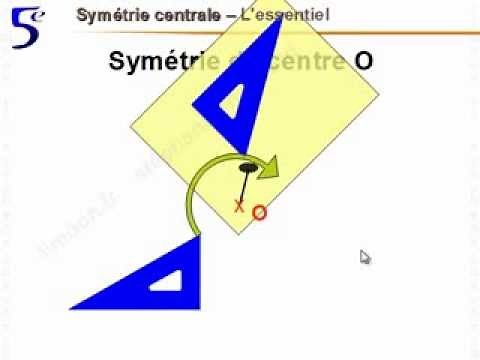 Maths 5ème - Symétrie centrale - Mathématiques cinquième
