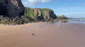 The 3 “hidden waterfalls” at the top of Lunan Bay Beach. I don’t know how long 2 of them will be there for as the constant rain seems to have created a lot more water . Great to see though. #strangeplacesinscotland #visitangus #waterfalls #lunanbay | Strange Places in Scotland