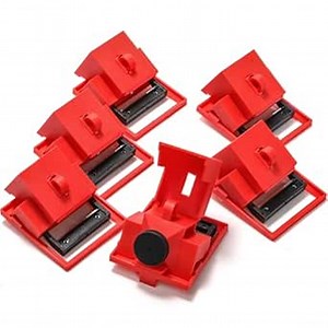 WUWEOT 6 Pack Circuit Breaker Lockout Device, 480/600 Volt Clamp-on Breaker Lock Out Device, Large Universal Single Pole Multi Pole Clamp Lockouts, OSHA Compliant: Amazon.com: Industrial & Scientific