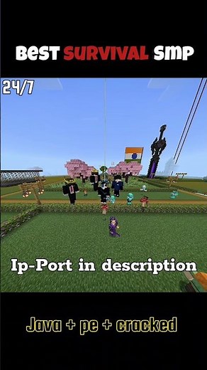 🔥 Best Minecraft Public SMP Server IP & Port! Join Now & Play 24/7! ⛏️🌍
