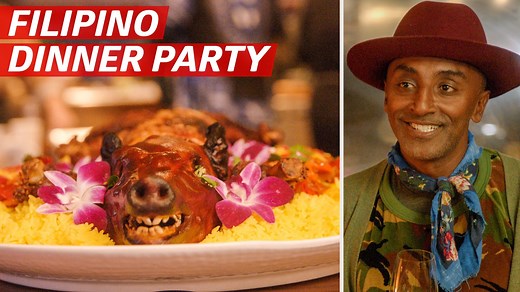 Marcus Samuelsson attends a potluck led by some of Seattle’s best Filipino chefs. Together, they prepare a feast of pancit palabok, ginataang alimasag, sinaglaw, and more. Stream the Seattle episode of No Passport Required on PBS: https://www.pbs.org/video/seattle-cwbmj4/ | Eater