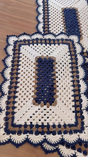 Click the title below ⬇️ Successful rectangular crochet kitchen set