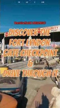 Discover the Fort Lyndon gate checkpoint and drive a vehicle through it - Battlefield REDSEC