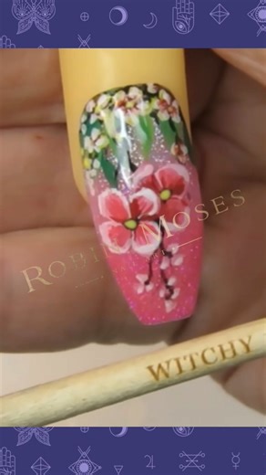 2.6K views · 27 reactions | Barbie Pink Flowers Nail Art Design!!  #barbienails #pinkflowers #pinknails #nailreels #nailart #flowernails #robinmosesnailart | Robin Moses Nail Art | Facebook