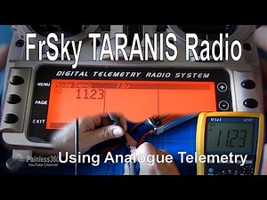 FrSky TARANIS Quick Tip – Using Analogue Telemetry (AD1, AD2, A1, A2) with a FBVS01