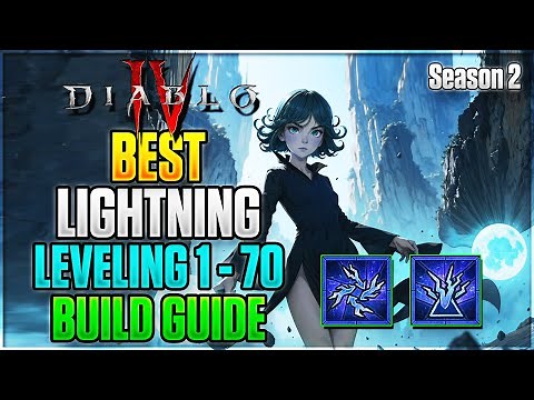 Season 2 Best Leveling Lightning Sorcerer Build Guide | Diablo 4