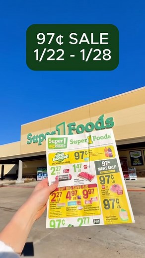 RUN to stock up on all this and more for just 97¢! 💚 #Super1Foods #SuperLowPrices #SuperSavings #SuperShockers #Savings #Groceryvibes | Super 1 Foods
