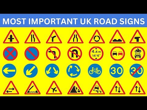 🚗 Drive Safe in the UK: The Most Important UK Road Signs You Must Know