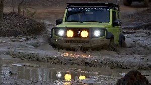 The crew from Roco 4x4 brought some forbidden Suzuki Jimny fruit to Windrock park! The Jeep on 42s isn't bad, either. | WARN Industries