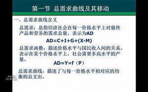 第五章 短期经济波动-AD-AS模型(上）