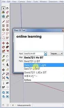 3D Text in Sketchup || Day 25